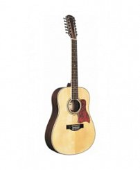 Акустическая 12-струнная гитара, цвет натуральный, Caraya F64012-N