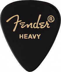 FENDER 351 Shape Premium Picks Heavy Black 12 Count