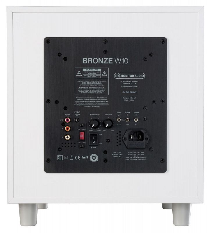 Monitor Audio Bronze W10 White (6G) в магазине Music-Hummer