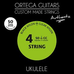 Комплект струн для укулеле сопрано Ortega UKA-SO Authentic