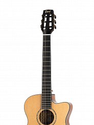 Gold-OC8-NYLON-WCASE-NAT Классическая гитара со звукоснимателем, с вырезом, с чехлом, Cort