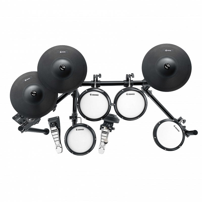 Электронная ударная установка DONNER DED-70 5 Drums 3 Cymbals в магазине Music-Hummer