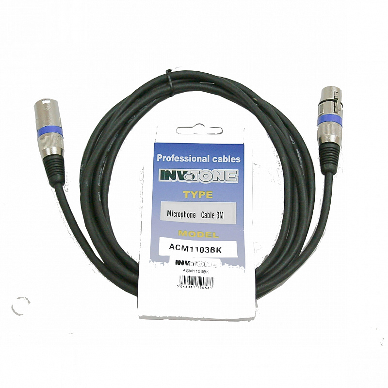 Микрофонный кабель INVOTONE ACM1106/BK в магазине Music-Hummer