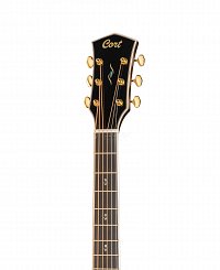 Gold-A8-WCASE-NAT Электро-акустическая гитара, с вырезом, цвет натуральный, с чехлом, Cort