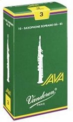 Vandoren SR303  трости для сопрано-саксофона, JAVA, №3, (упаковка 10 шт. )