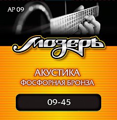 Комплект струн для акустической гитары Мозеръ AP09