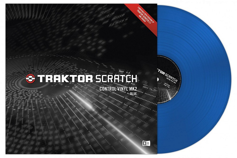 Native Instruments Traktor Scratch Pro Control Vinyl Blue Mk2 в магазине Music-Hummer