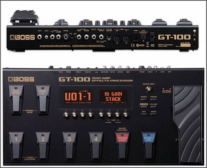 Boss gt-100 гитарный процессор в магазине Music-Hummer