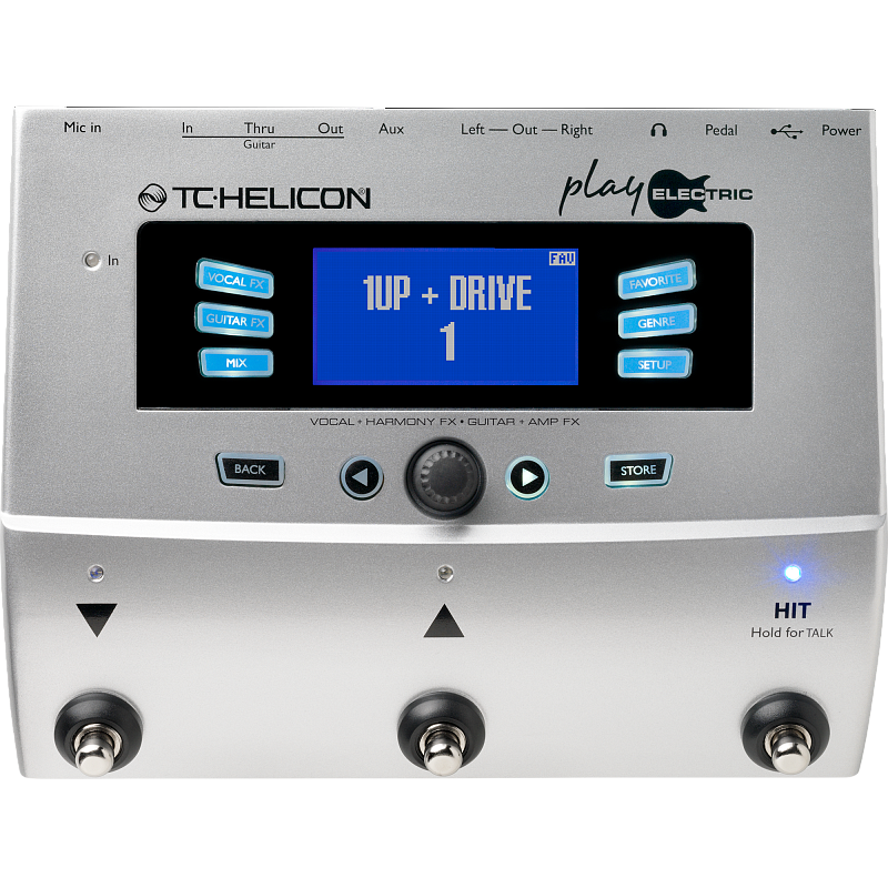 Вокальный/гитарный процессор эффектов TC HELICON PLAY ELECTRIC в магазине Music-Hummer