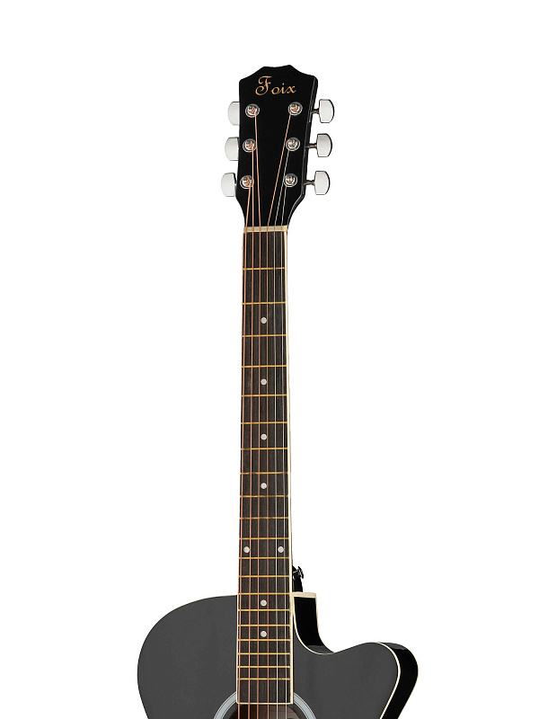 Акустическая гитара Foix FFG-2039C-BK, черная в магазине Music-Hummer
