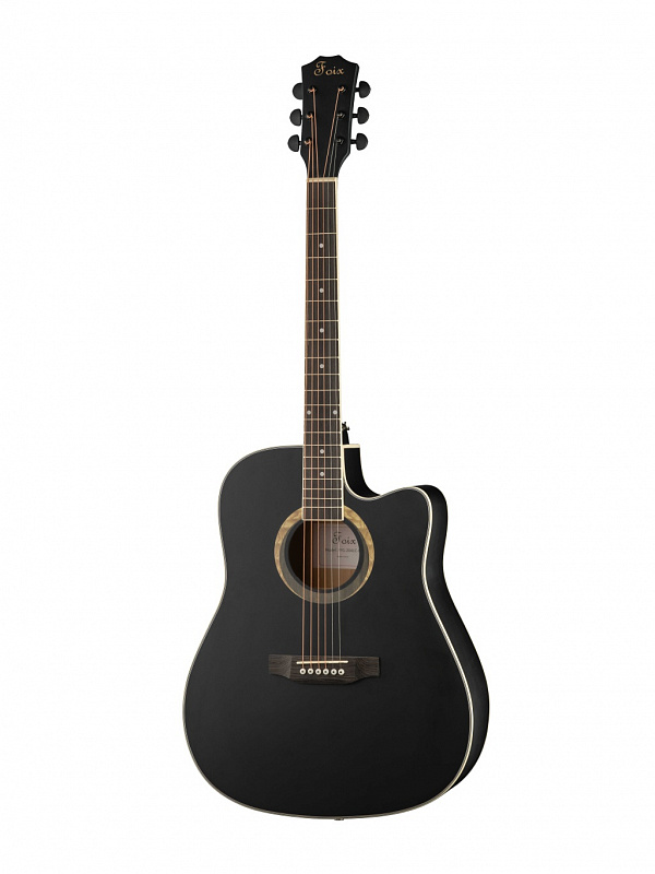Акустическая гитара Foix FFG-2041C-BK, черная в магазине Music-Hummer