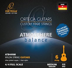 Комплект струн для классической гитары Ortega ATB44NM Atmosphere Balance