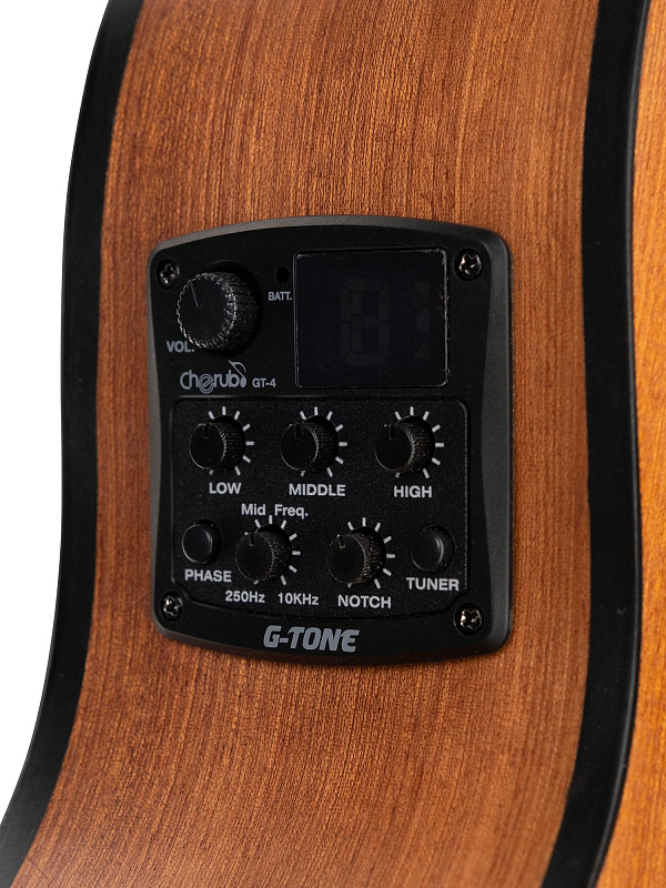 TR3-3 Гитара электро-акустическая, трэвел, сапеле, Poni в магазине Music-Hummer