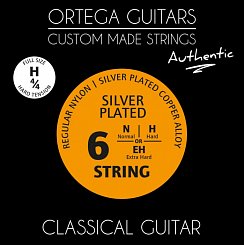 Комплект струн для классической гитары Ortega NYA44H Authentic