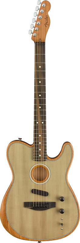 Моделирующая полуакустическая гитара FENDER American Acoustasonic Telecaster Sonic Gray в магазине Music-Hummer