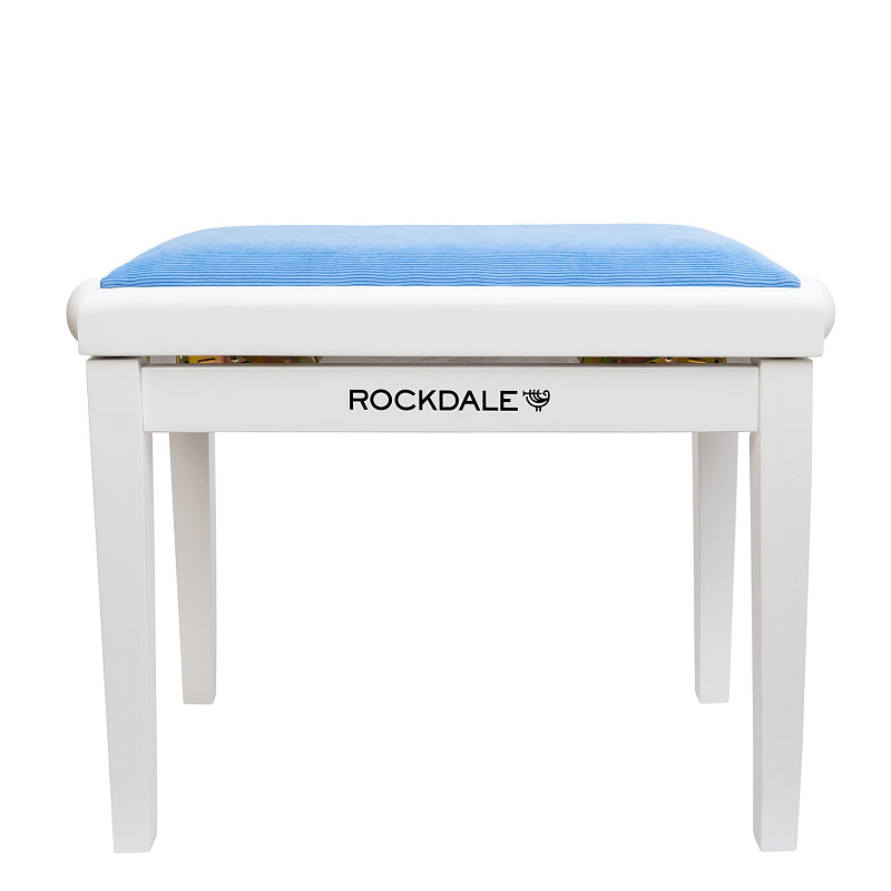 Банкетка для пианиста ROCKDALE RHAPSODY 131 SV WHITE BLUE в магазине Music-Hummer