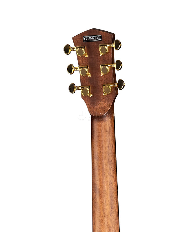 Gold-mini-F-WCASE-NAT Gold Series Электро-акустическая гитара 3/4, цвет натуральный, с чехлом, Cort в магазине Music-Hummer