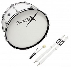 Бас-барабан маршевый BASIX Marching Bass Drum 26х12