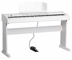 Orla 438PIA0704 Stage Studio Цифровое пианино, белое, со стойкой