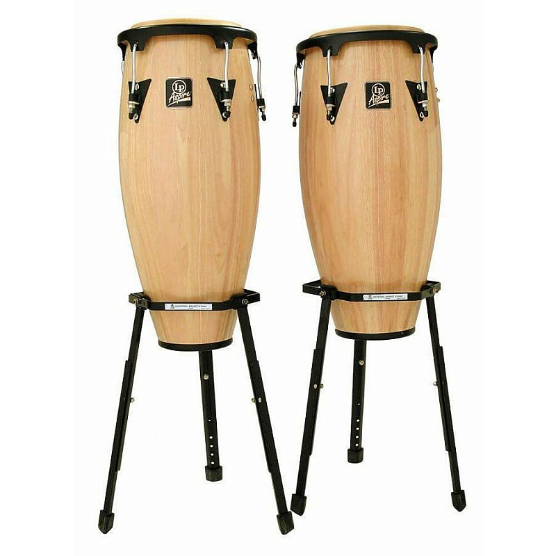 Комплект LP LPA646B-AW Aspire Wood Congas Set w/Basket Stands Natural в магазине Music-Hummer
