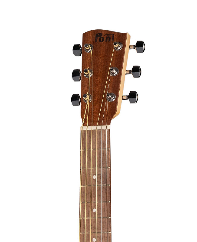 TR2-1 Гитара электро-акустическая, трэвел, клен, Poni в магазине Music-Hummer